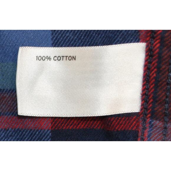 Duluth Trading Free Swingin Plaid 100% Cotton Flannel Shirt Mens 2XL Slim Fit - Picture 7 of 7